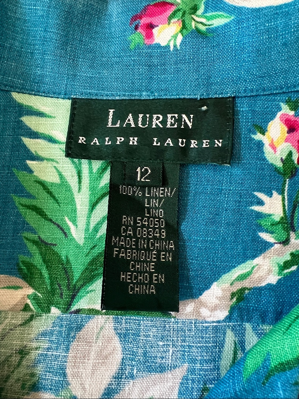Ralph Lauren blouse - vintage 100% linen. Never worn. - Picture 9 of 9